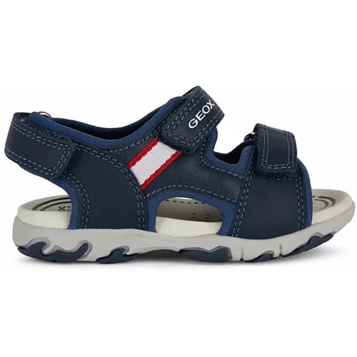 Geox Otroški sandali SANDAL FLAFFEE mornarsko modra barva