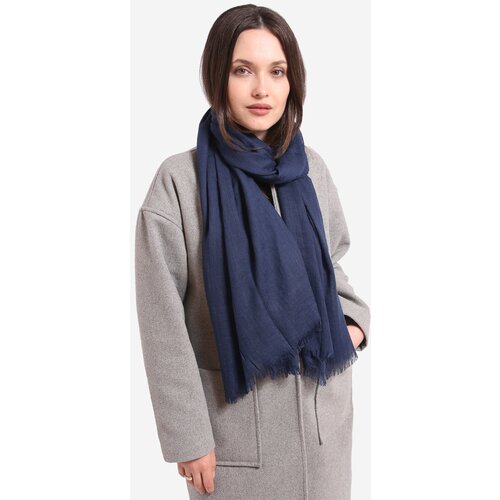 SHELOVET Classic women's scarf navy blue Slike