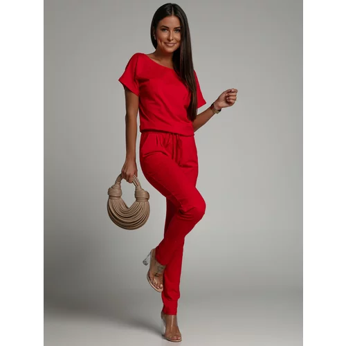 Fasardi Red overall with bow