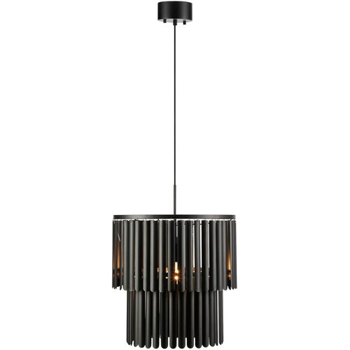 Markslöjd Mat crna viseća lampa s metalnim sjenilom 42,5x42,5 cm Viento - Cijene