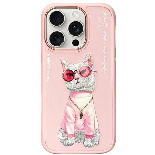 HURTEL GLASSES COOL CAT maskica za iPhone 16 Pro pink Cijene