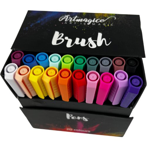 Artmagico Brush pens set 20 kosov, (21740763) Cene