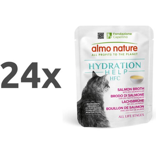 Almo Nature HFC Hydration Help juha - losos - 50 g 24 x 50 g Cene