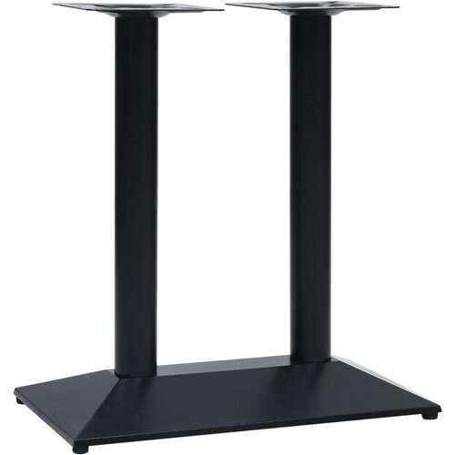 VidaXL noga za bistro mizo črna 70x40x72 cm lito železo, (21828281) Slike