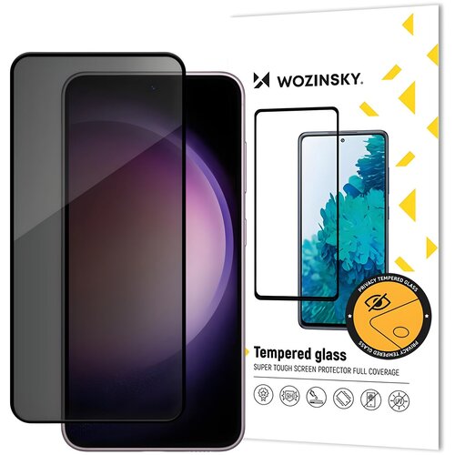 Wozinsky Privacy Glass kaljeno steklo za Samsung Galaxy S24 - Črna KP32889 Cene