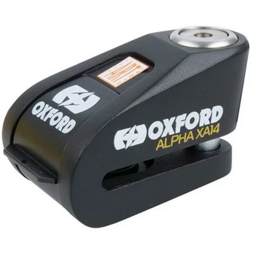 Oxford disk ključavnica z alarmom XA14, črna