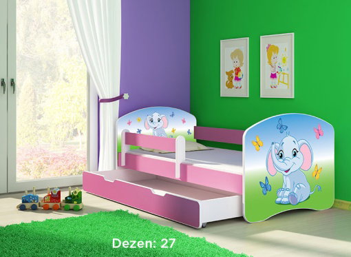 ACMA krevet za decu pink sa fiokom 180x80 2 27 Cene