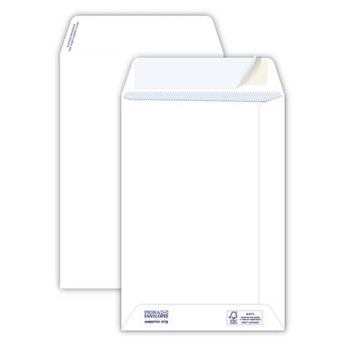  Kuverta vrečka 158x215 bela silikon pigna KUVERTA Slike