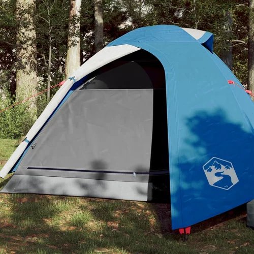 Šator za kampiranje za 2 osobe plavi 264x210x125 cm taft 185T