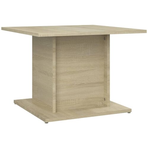 Maison Chic Klubska mizica - kavna mizica - Nizka mizica sonoma hrast 55,5x55,5x40 cm iverna plo&amp;scaron;ča, (21752732) Slike