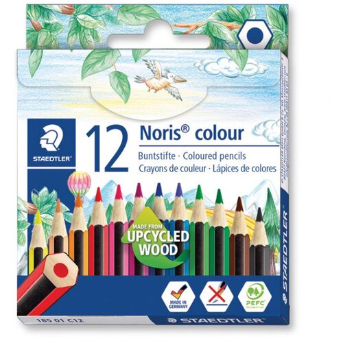  BOJE DRVENE 12BOJA KRATKE NORIS COLOUR STAEDTLER 185 01 C12 BLISTER Cene