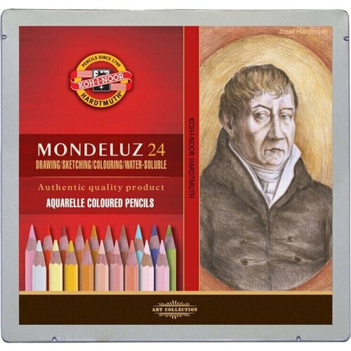 Koh i Noor set drvenih bojica Mondeluz Portrait 3724, 24 komada Cene