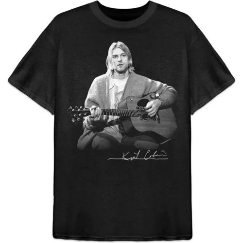 Kurt Cobain Košulja Guitar M Crna