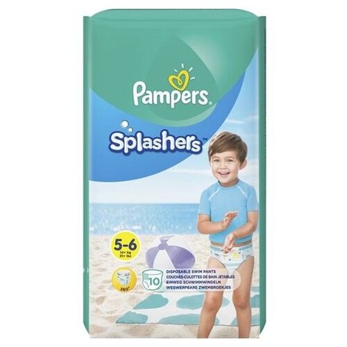 Pampers pelene za kupanje 5 junior 14+kg 10kom Slike