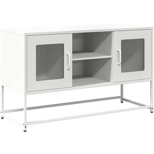 Maison Chic TV omarica - TV stojalo - Televizijska omarica bela 100,5x39x60,5 cm jeklo, (21701793) Cene