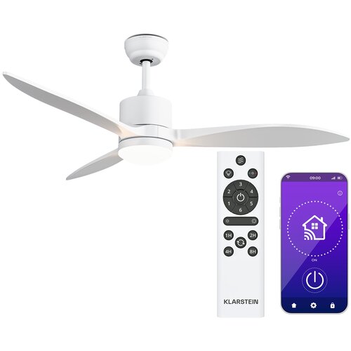 Klarstein SkyBreeze Smart stropni ventilator | Unutarnja i vanjska uporaba | Inteligentna kontrola | IP44 | 40 dB Cijene