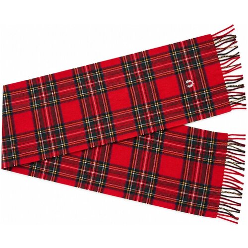 Fred Perry Šali & Rute Royal Stewart Tartan Scarf Rdeča Cene