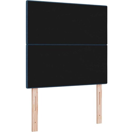 Naslon za glavu s gumbima Plavi 80 cm Tkanina Slike