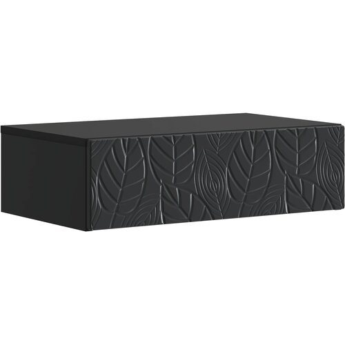vidaXL Stenska stranska miza Črna 87,5 x 34,5 x 17 cm Inženirski les, (5000263248) Cene