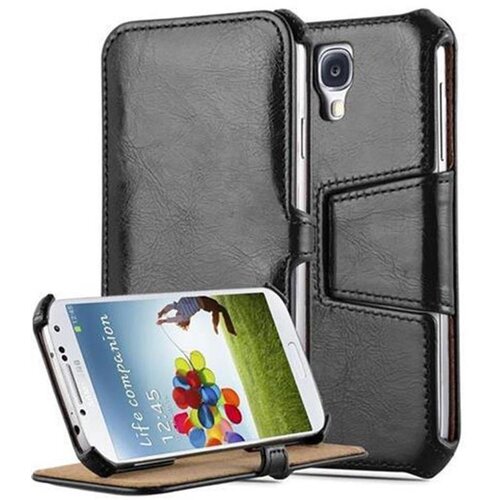 Cadorabo Ohišje, združljivo z Samsung Galaxy S4 v klavirsko črna - Zaščitni ovitek BREZ magnetnega zapiranja s funkcijo stojala in vogalnim držalom, (20549219) Cene