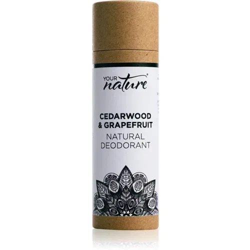 Your Nature Natural Deodorant trdi dezodorant Cedarwood & Grapefruit 70 g