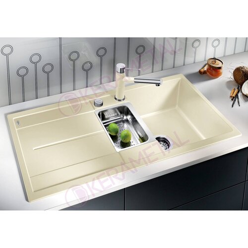 Blanco metra 6 s p.c. silgranit puradur sudopera 1000x500mm jasmin 513047 reverzibilna gratis inox posudica Cene