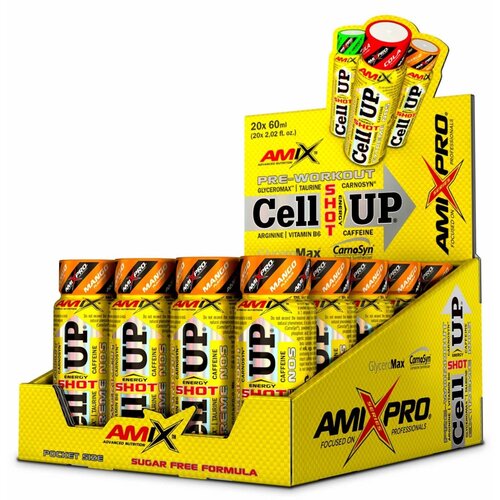 Amix CellUp Shot 20x60ml – Pre-Workout u praktičnom pakovanju Cene