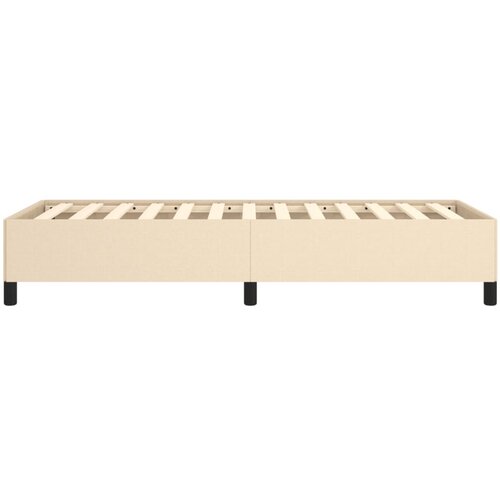  Okvir za krevet bez madraca krem 90x200cm od tkanine Slike