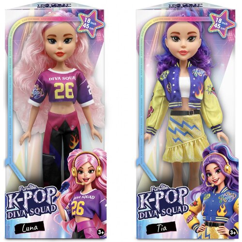 K-Pop Diva squad - lutka 45 cm sort Slike