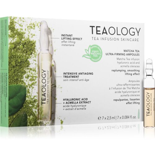 Teaology Anti-Age Matcha Tea Ultra-Firming Ampoules ampule za hidracijo in učvrstitev kože 7x2,5 ml Slike