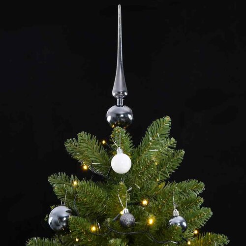  Umjetno božićno drvce 300 LED sa &amp;scaron;arkama i kuglicama 270 cm Slike
