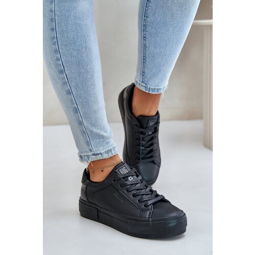 Big Star Women's insulated platform sneakers Black Cene