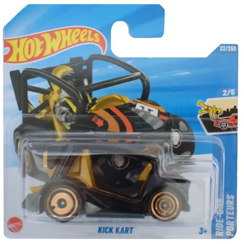 Mattel Hot Wheels: Kick Kart črni avtomobilček 1/64 - Cene