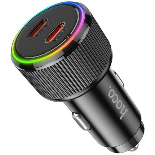 Avtopolnilec Hoco NZ14B 50W 3A 2 x USB-C črn Slike