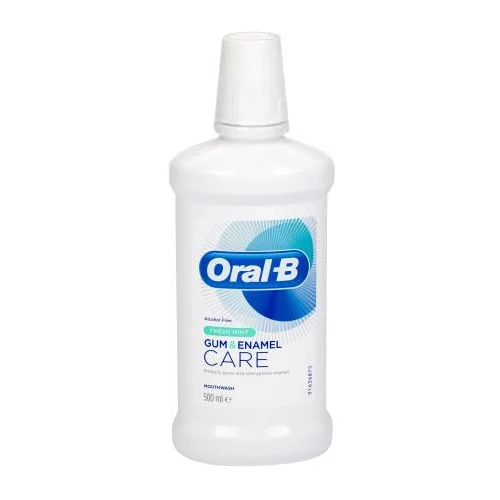 Oral-b Gum & Enamel Care Fresh Mint ustna voda brez alkohola za zaščito dlesni in krepitev sklenine