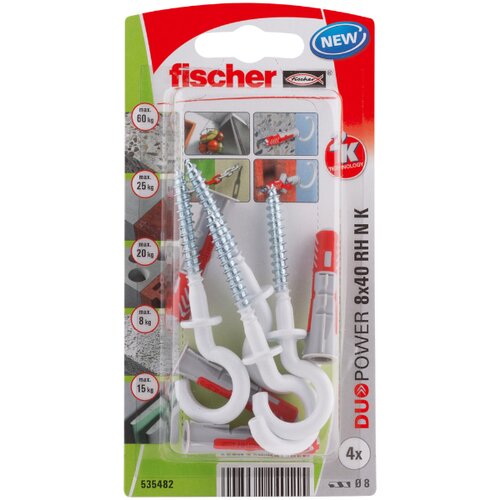 Fischer DuoPower 8 x 40 RH N K NV set tipli 40 mm 535482 1 Set Cijene