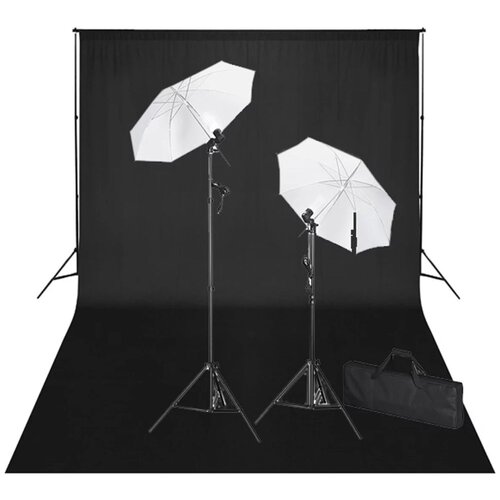 In Studijski set crna pozadina sustav za podršku 600 x 300 cm i svjetla Cijene