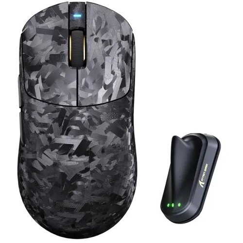 Attack Shark bežični gaming mi&amp;scaron; RS3Ultra PAW3955MAX/52000 DPI/8KHz/Lightweight/Black carbon Slike