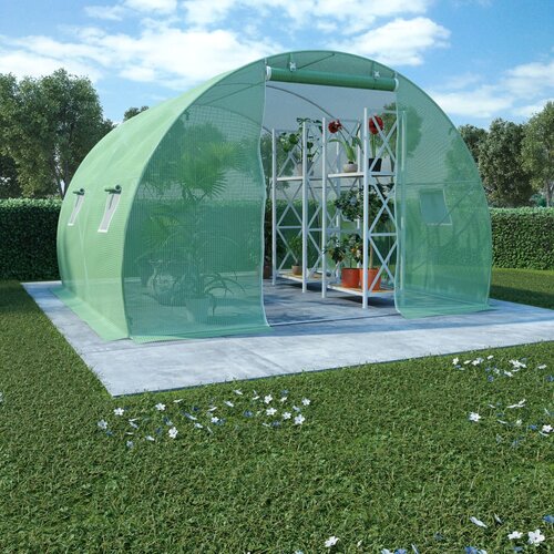 vidaXL Rastlinjak 9 m&sup2; 300x300x200 cm Cene