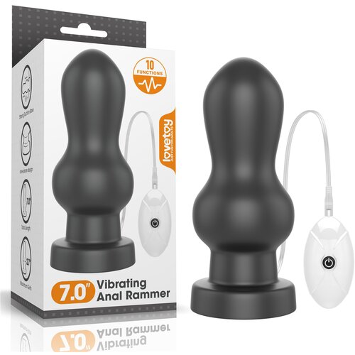 Lovetoy King Sized Vibrating Anal Rammer 7" Black Cijene