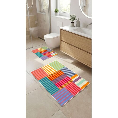 Lessentiel Maison Set tepiha za kupatilo, 2 komada, &amp;Scaron;areni Slike