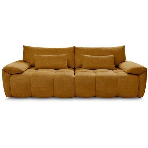 Bobochic Paris Senf žuta sofa od šenila 264 cm Ivane – Cene