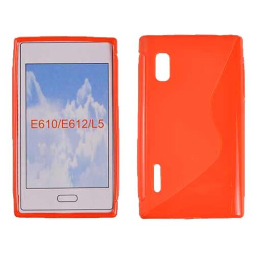  S silikonski ovitek lg E610 L5 rdeč Slike