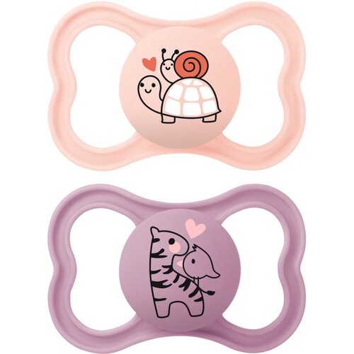 Mam Supreme Double Box 6+ months duda Pink/Purple 2 kos Slike