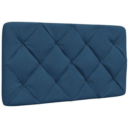vidaXL Vzglavna stranica modra 90 cm blago Cene