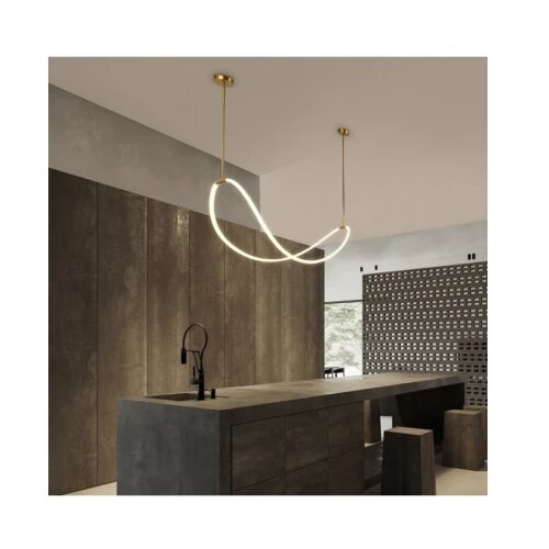 Vesta 453 VISILICA LED 60W 3000K MESING Slike