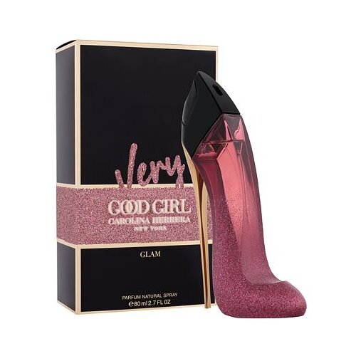 Carolina Herrera Very Good Girl Glam parfumska voda 80 ml po&amp;scaron;kodovana &amp;scaron;katla za ženske Slike