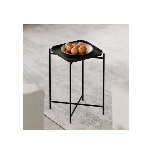 Hanah home Club sto Shb-008, 46x56x46 cm, Crni Slike