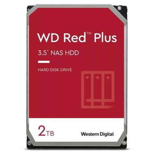 WD - western digital WD 2TB 3.5 inča SATA III 64MB WD20EFPX Red Plus hard disk hard disk Cene