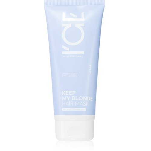 Natura Siberica ICE Professional Keep My Blonde regenerirajuća maska za posvijetljenu, hladno plavu kosu s pramenovima 200 ml Slike